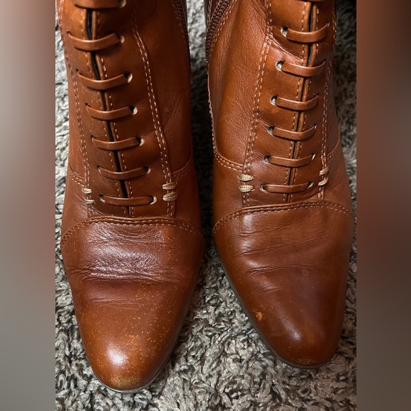 Victorian-Inspired Franco Sarto Heeled Boots sz7 - Picture 13 of 15